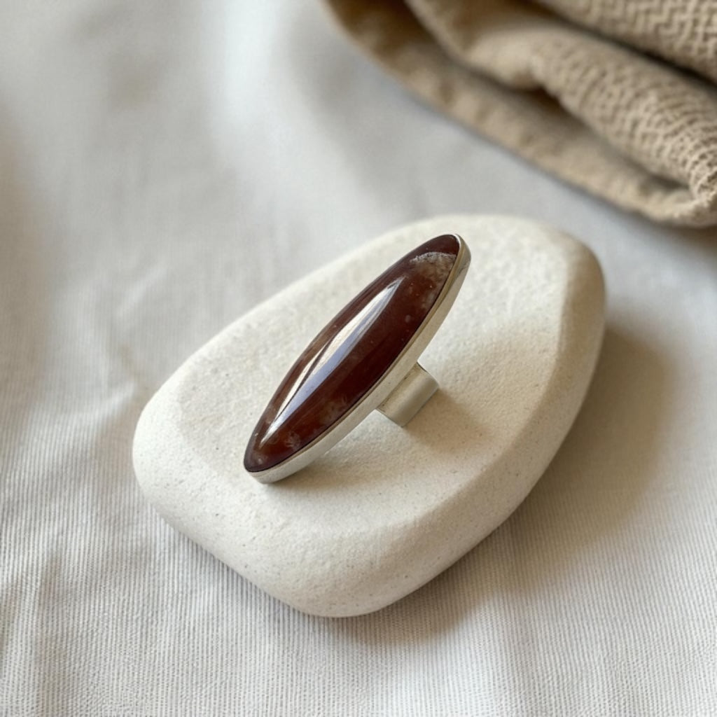 Oval Onyx Ring