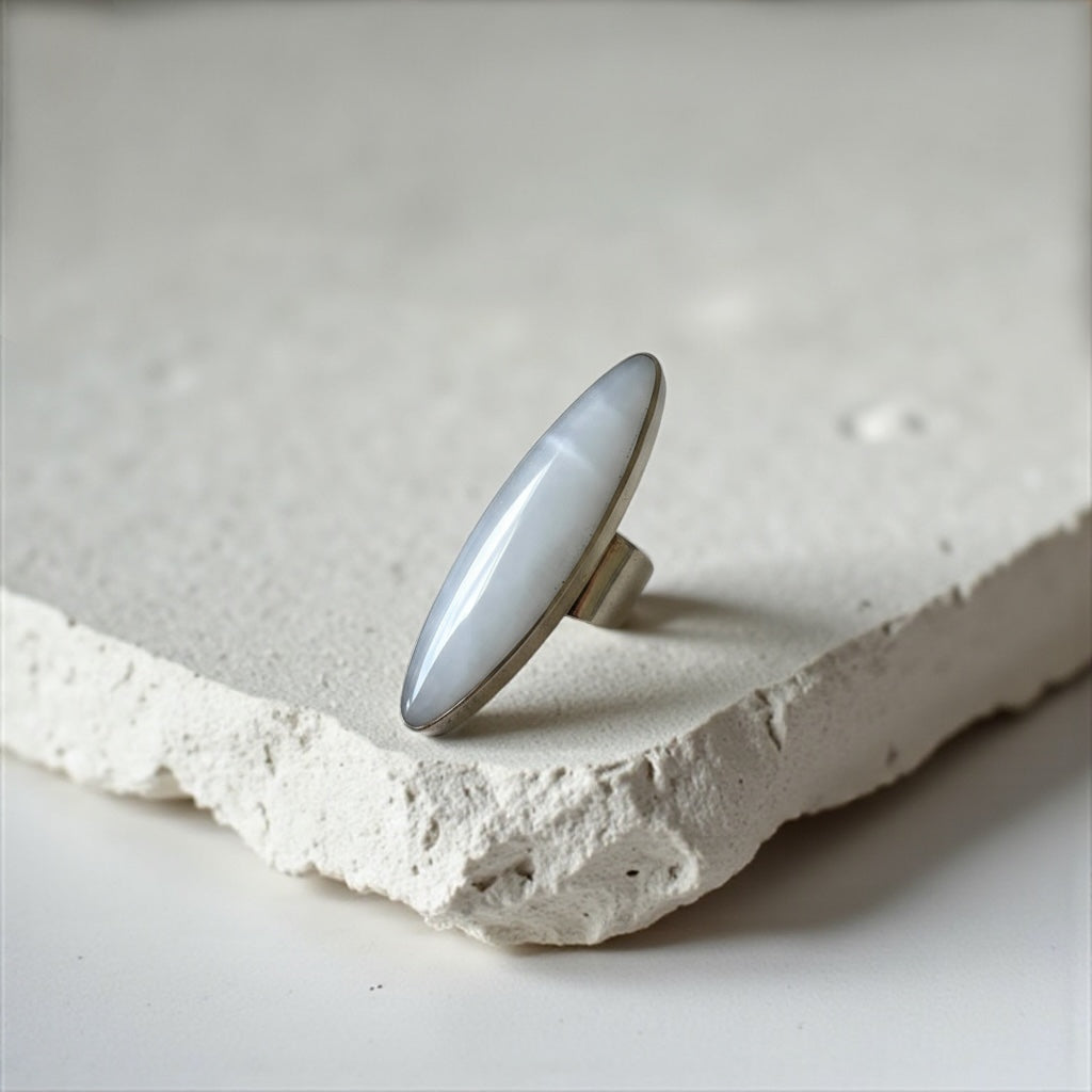 Oval Onyx Ring