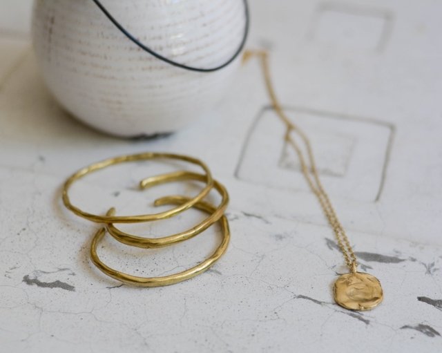 Irregular Bronze Bangle
