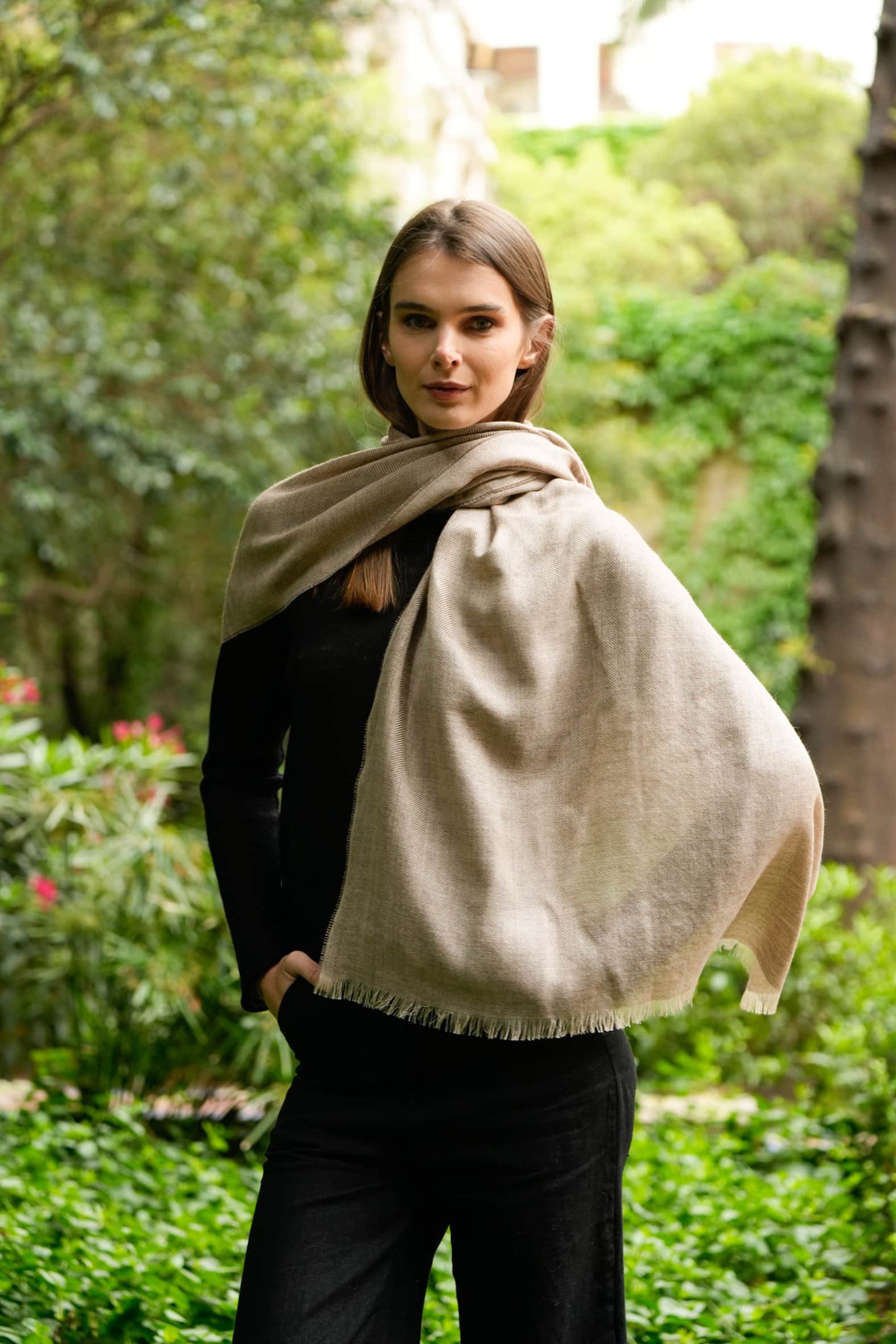 Faustina Shawl | 70% Alpaca Wool, 30% Silk