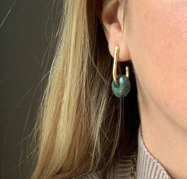 Fini Bronze Hoops
