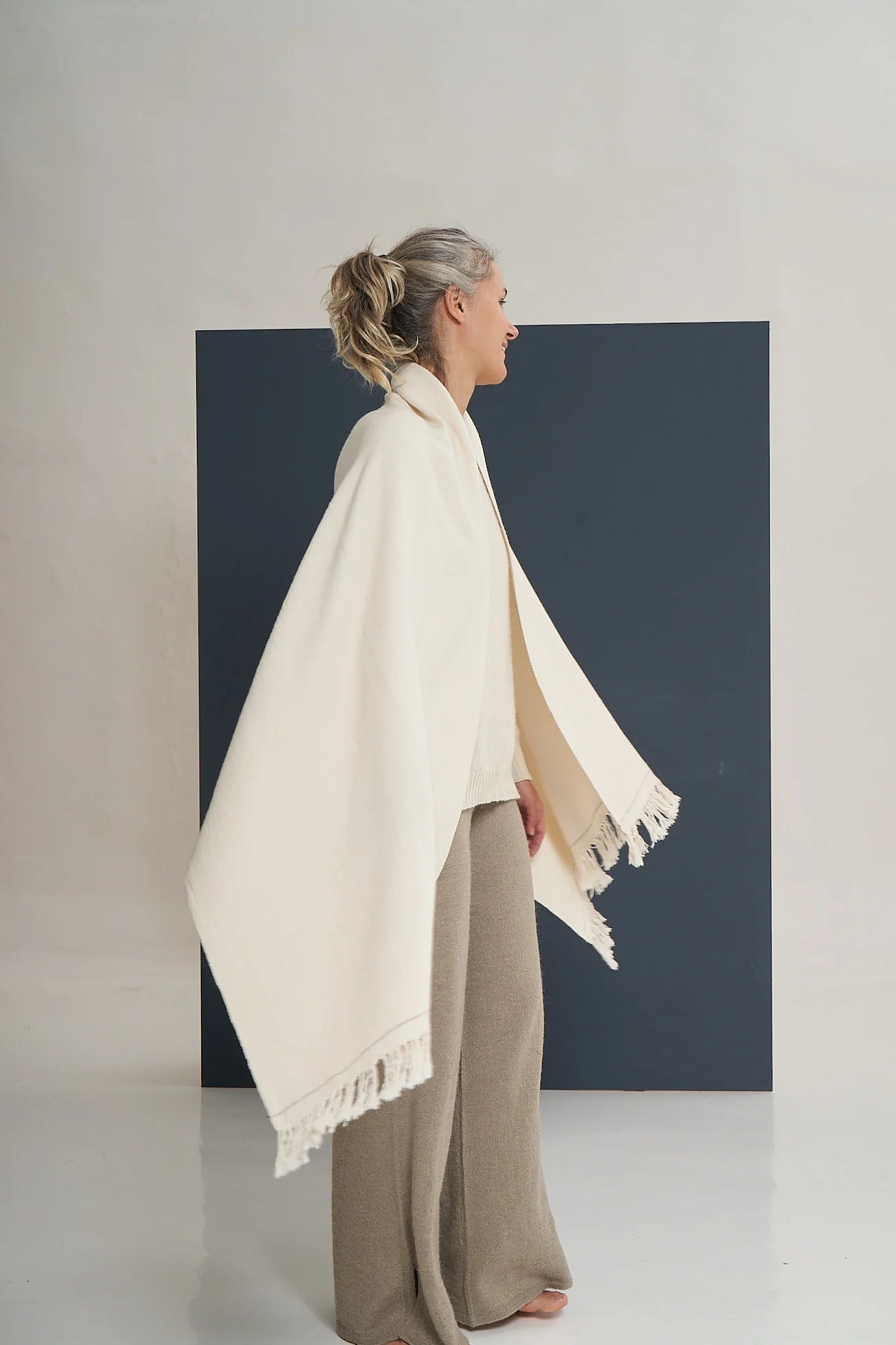 Lima Shawl | NATURAL | Cotton