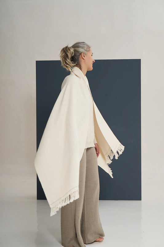 Lima Shawl | NATURAL | Cotton