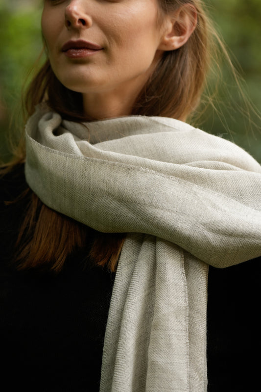 Faustina Shawl | 70% Alpaca Wool, 30% Silk