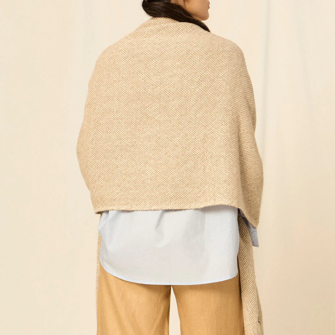 Nicolasa Shawl | SAND & NATURAL | Llama